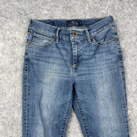 Lucky Brand Brooke Legging Jean Women's Size 2/26 Medium Wash Blue Stretch Denim - Picture 2 of 11